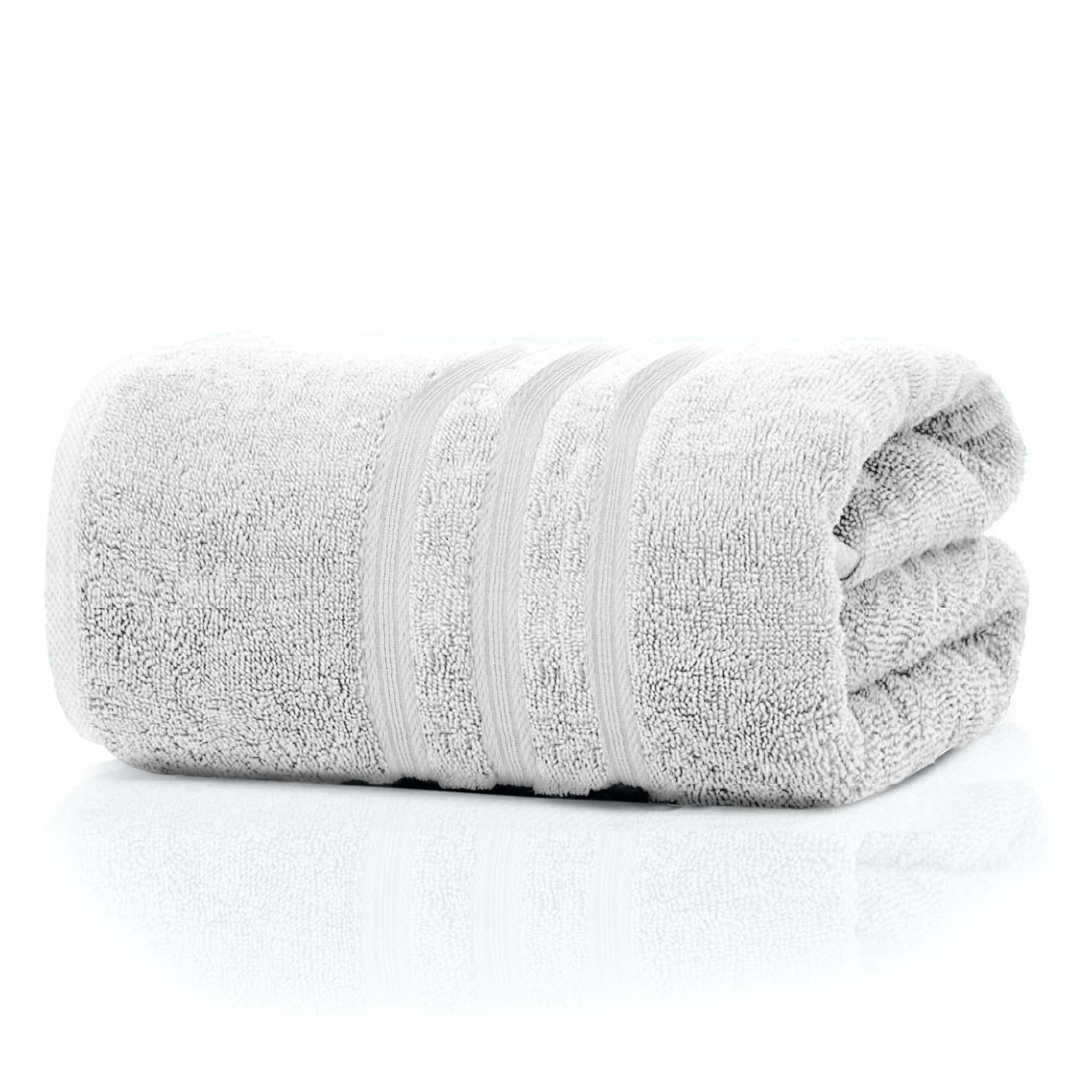 Pierre Donna Bath Towel, Highly Absorbent (White)